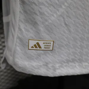 24-25 Real Madrid Home Kit Player Version Shirt With All Kind of Badges Soccer AAAAJerseys Yupo 12