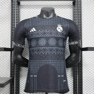 24-25 Real Madrid Special Edition Black Mandala Player Version Shirt Sport AAAAJersey Yupoo