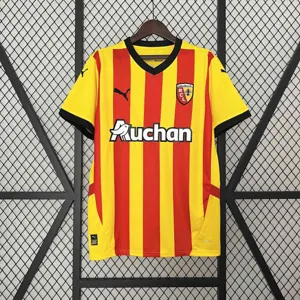 24-25 Lens Home Kit Football Uniform AAAAJersey Supplier Yupoo