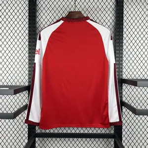 26-27 Arsenal Mens Home Kit Soccer Long Sleeve T-Shirt AAAAJersey Dropship Yupoo 2 2