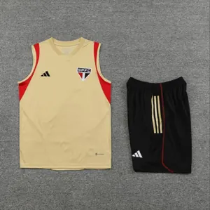 23-24 Sao Paulo Training Vest Kit S-XXL Soccer Jerseys 1