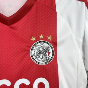 25-26 Ajax Home Kid Kits Youth Apparels Soccer AAAAJersey Yupoo-1 3