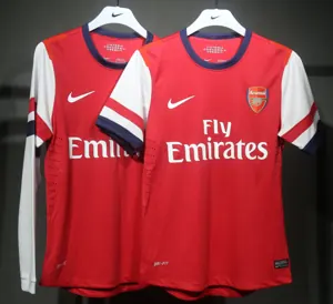 12-13 Arsenal Home Retro Kit Vintage Player Version Long Sleeve Shirt AAAAJersey Dropship Yupoo 1