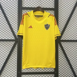24-25 Atlético Mineiro Goalkeeper Yellow Kit Soccer T-Shirt AAAAJersey Dropship Yupoo