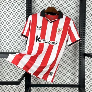 25-26 Athletic Bilbao Home T-Shirt Football Apparels Soccer AAAAJersey Yupoo