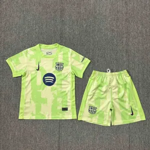 24-25 Barcelona Third Kids Kits Youth Apparels AAAAJersey Supplier Yupoo