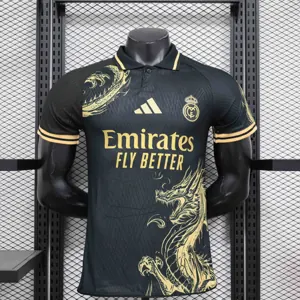 24-25 Real Madrid Dragon Black Special Edition Player Version Shirt AAAAJersey Supplier Yupoo