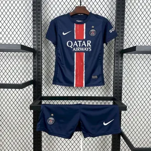 25-26 PSG Home Kid Kits Youth Apparels AAAAJersey Supply Yupoo