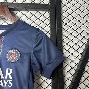 25-26 PSG Home Kid Kits Youth Apparels AAAAJersey Supply Yupoo-1 5