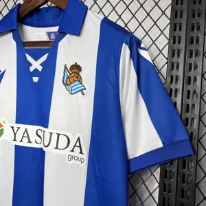 24-25 Real Sociedad Home Kit Soccer Uniform AAAAJerseys Dropshipping Yupoo 2