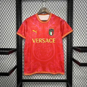 2022 Italy Versace Special Edition Red Kit Football Uniform AAAAJerseys Dropshipping Yupoo