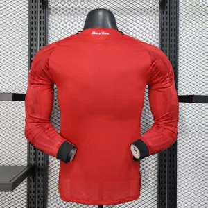 25-26 Manchester United Home Kit Player Version Long Sleeve Shirt AAAAJersey Wholesale Yupoo 1