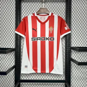 24-25 Sporting De Gijon Home Shirt Soccer Uniforms Soccer AAAAJersey Yupoo
