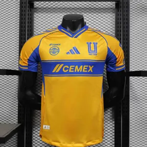 25-26 Tigres Home Kit Player Version Soccer AAAAJersey Yupoo S-2XL