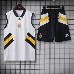 23-24 Real Madrid Training Vest Suits White Sleeveless Kit Soccer Jerseys Yupoo