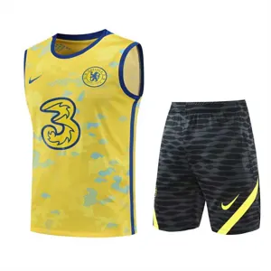 22-23 Chelsea vest training suit kit yellow