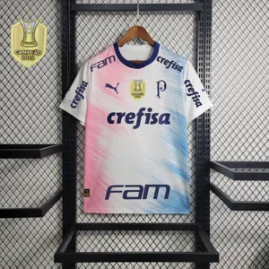 23-24 Palmeiras Special Edition White&Pink S-4XL Cheap Soccer Jerseys 3