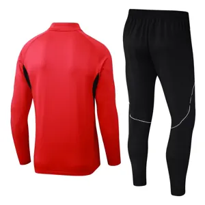 25-26 Arsenal Red Training Kits Long Football Tracksuits 2