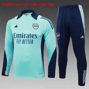 24-25 Arsenal Kids Long Sleeve Training Suit Football Shirts