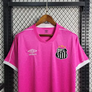 23-24 Santos Pink S-4XL Cheap Soccer Jerseys 4