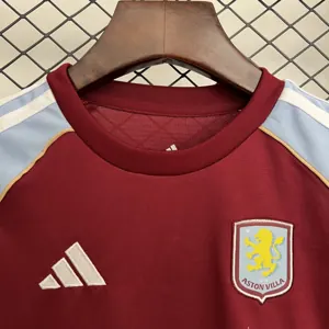 25-26 Aston Villa Home Kid Kits Youth Apparels Football AAAAJersey Supply Yupoo 4