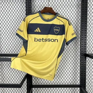 25-26 Boca Away Kit Football T-Shirt AAAAJersey Supply Yupoo