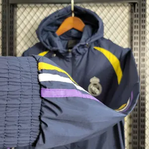 23-24 Real Madrid Navy Windbreaker New Jackets Soccer Jerseys Yupoo 4