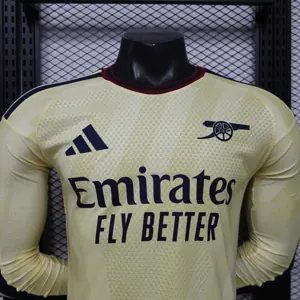 26-27 Arsenal Mens Third Away Kit Player Version Soccer Long Sleeve Shirt AAAAJersey Dropship Yupoo 8
