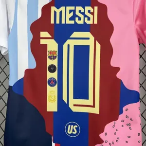 25-26 Messi Career Exclusive Edition Kid Kits Youth Apparels AAAAJersey Supply Yupoo 2
