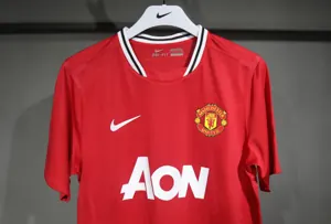 11-12 Manchester United Home Retro Kit Vintage Player Version Shirt Football AAAAJersey Yupoo 3