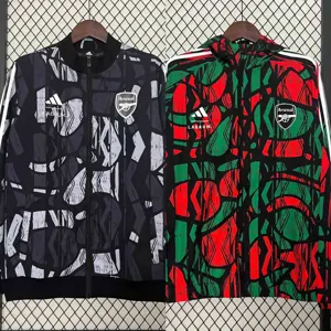 24-25 Arsenal Trench Coat Reversible Windbreaker Double-Sides Jacket AAAAJersey Supplier Yupoo