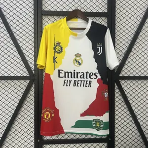 Cristiano Ronaldo Commemorative Edition Kit Soccer T-Shirt AAAAJersey Dropship Yupoo