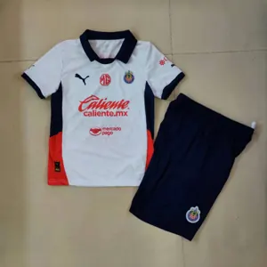 24-25 Chivas Guadalajara Away Kid Kits Youth Apparels AAAAJersey Wholesale Yupoo