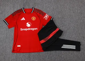 25-26 Manchester United Home Player Version Training Kits Football Tracksuits 2