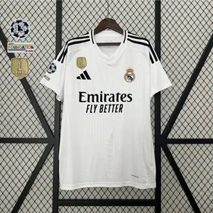 24-25 Real Madrid Home Kit With All Kind of Badges Soccer AAAAJerseys Yupoo 12