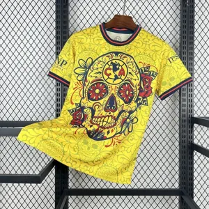 25-26 Club America Christmas Football T-Shirt AAAAJersey Supply Yupoo