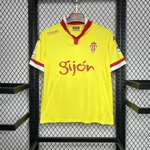 15-16 Sporting De Gijón Away Retro Kit Vintage Shirt Soccer AAAAJersey Yupoo