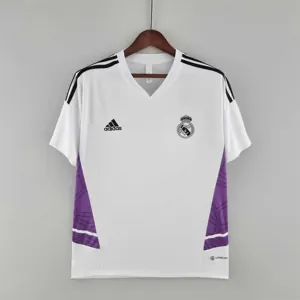 22-23 Real Madrid training suit whitepurple border