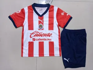 22-23 Chivas Guadalajara home kids kit