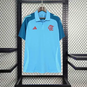 24-25 Flamengo Blue POLO Shirt AAAAJersey Supplier Yupoo