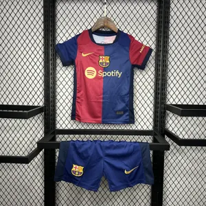 24-25 Barcelona Home Kid Kits Youth Apparels AAAAJersey Wholesale Yupoo