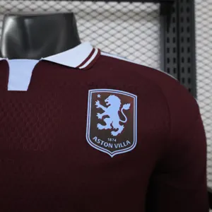 26-27 Aston Villa Home Kit Player Version Football Long Sleeve Shirt AAAAJersey Supply Yupoo 6 2