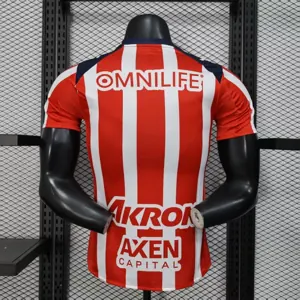 25-26 Chivas Home Red Kit Player Version Football Sino Shirt AAAAJersey Supplier Yupoo 2