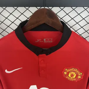 13-14 Manchester United Home Retro Kit Long Sleeve Shirt Cheap AAAAJerseys Supply Yupoo 5