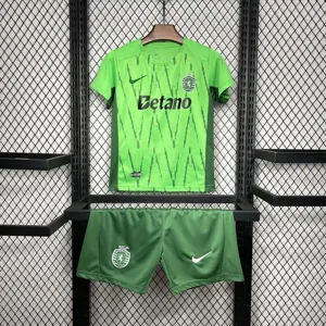 24-25 Sporting Lisbon Third Kid Kits Youth Apparels Football AAAAJersey Yupoo