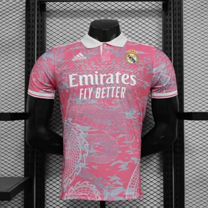 24-25 Real Madrid Pink Dragon Special Edition Player Version Shirt AAAAJersey Supplier Yupoo