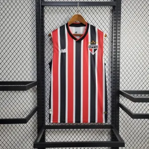 24-25 Sao Paulo Away Vest Uniform Football AAAAJersey Supplier