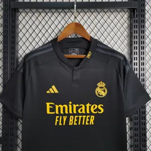 23-24 Real Madrid Third Kit Black Shirt Soccer Jerseys Yupoo 6