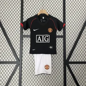 07-08 Manchester United Away Retro Kids Kits Children Sets Football AAAAJerseys Yupoo