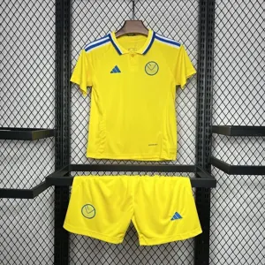 24-25 Leeds Away Kid Kits Youth Apparels Football AAAAJersey Yupoo
